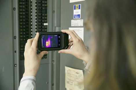 Hőkamera beépített kamerával -20 ... +400 °C 8,7 Hz MSX, beépett LED-es lámpa, WiFi, FLIR C5 12. kép