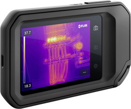 Hőkamera beépített kamerával -20 ... +400 °C 8,7 Hz MSX, beépett LED-es lámpa, WiFi, FLIR C5