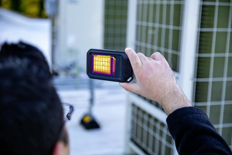 Hőkamera beépített kamerával -20 ... +400 °C 8,7 Hz MSX, beépett LED-es lámpa, WiFi, FLIR C5 8. kép