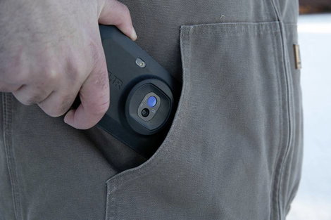 Hőkamera beépített kamerával -20 ... +400 °C 8,7 Hz MSX, beépett LED-es lámpa, WiFi, FLIR C5 9. kép
