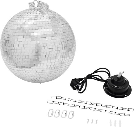 Eurolite LED Diszkógömb készlet Motorral, LED-es világítással 30 cm 4. kép