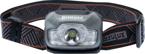 AccuLux STL 200 LED Fejlámpa Elemekről üzemeltetett 200 lm 438012