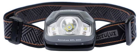 AccuLux STL 200 LED Fejlámpa Elemekről üzemeltetett 200 lm 438012 2. kép
