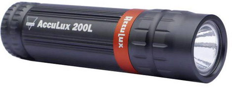 AccuLux 200L LED Kézilámpa Elemekről üzemeltetett 200 lm 124 g
