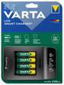 Hengeres akku töltő + 4 db ceruzaakku, Varta LCD Smart Charger 57684101441 10. bélyegkép
