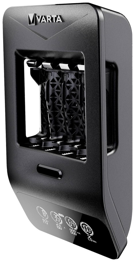 Hengeres akku töltő + 4 db ceruzaakku, Varta LCD Smart Charger 57684101441 8. kép