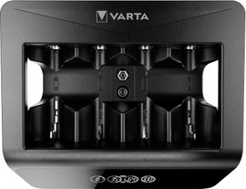 Varta LCD Universal Charger+ Hengeres akku töltő NiMH Mikro (AAA), Ceruza (AA), Baby (C), Góliát (D)