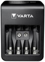 Varta LCD Plug Charger+ 4x 56706 Hengeres akku töltő NiMH Mikro (AAA), Ceruza (AA), 9 V-os 2. bélyegkép