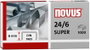 Novus 040-0158 Típus (tűzőkapocs): 24/6 Tűzőkapocs 1000 db Tűzőteljesítmény: 30 lap bélyegkép