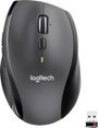 Logitech M705 Marathon Ergonomikus egér Rádiójel vezérlésű Lézer Fekete, Ezüst 7 Gombok 1000 dpi Erg 2. bélyegkép