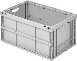 Alutec 05100 Összecsukható doboz Klappbox (H x Sz x Ma) 400 x 600 x 320 mm Szürke 1 db