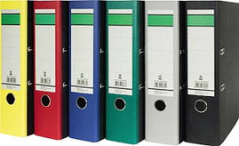 Iratrendezők Ordner DIN A4 Hátlap szélesség: 80 mm Fekete Felhőmárvány 2 kengyel 120006900