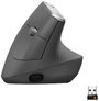 Logitech MX Vertical Ergonomikus egér Bluetooth™, Rádiójel vezérlésű Optikai Fekete, Ezüst 4 Gombok bélyegkép