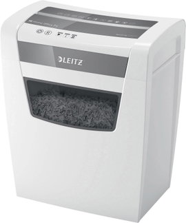 Részecskevágós iratmegsemmisítő 4x 28 mm 23 l, max. 10 lap, Leitz IQ Home Office P-4