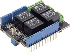 Seeed Studio Relay Shield v3.0 Pajzs Alkalmas: Arduino