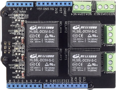 Seeed Studio Relay Shield v3.0 Pajzs Alkalmas: Arduino 2. kép