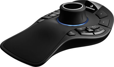 3Dconnexion SpaceMouse Pro USB 3D egér USB Fekete 15 Gombok 2. kép