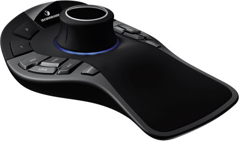 3Dconnexion SpaceMouse Pro USB 3D egér USB Fekete 15 Gombok 3. kép