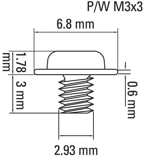 Renkforce RF-4452210 Merevlemez csavar 16 db 5. kép