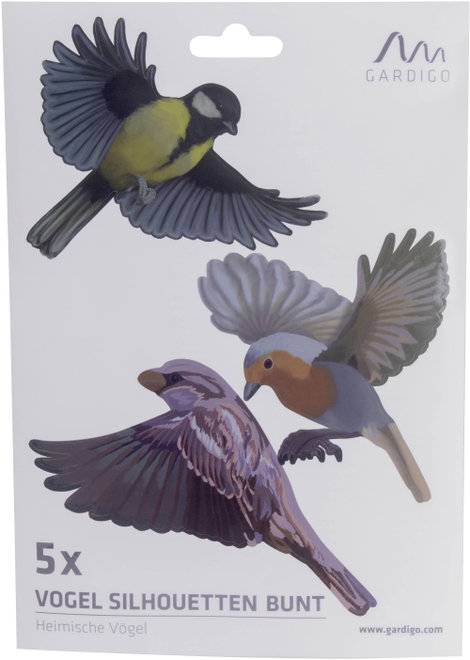 Gardigo Stickers Native Birds Ablakkép Funkcióelv Elriasztás 1 db 4. kép