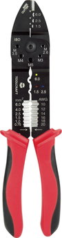 Krimpelő- és csupaszoló fogó 1,5...6 mm², Toolcraft PLC-4131 TO-6680946 3. bélyegkép