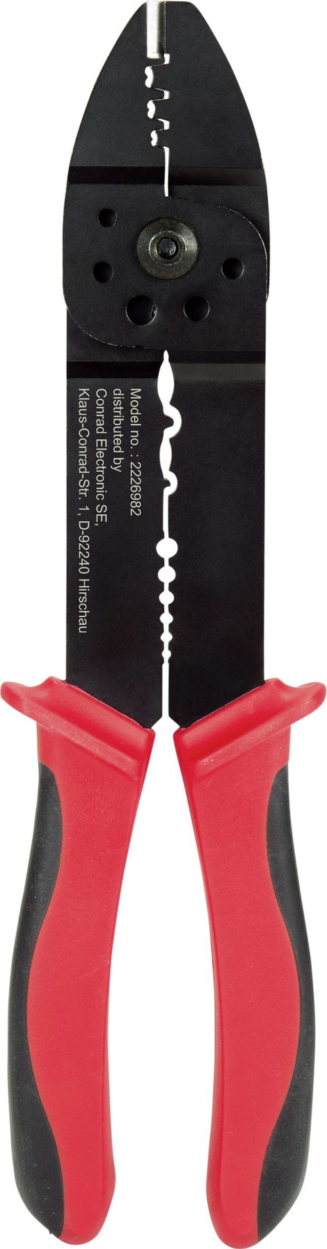 Krimpelő- és csupaszoló fogó 1,5...6 mm², Toolcraft PLC-4131 TO-6680946 4. kép