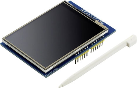 TRU COMPONENTS Érintőkijelzős monitor 7.1 cm (2.8 coll) 320 x 240 Pixel Érintőtollal