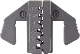 TOOLCRAFT PLE-0D 2180571 Krimpelő betét Érvéghüvelyek 0.5 - 4 mm² Alkalmas márka TOOLCRAFT PZ-500