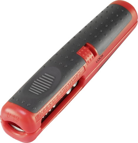 TOOLCRAFT TO-6586974 Kábel csupaszoló Alkalmas Kerek vezetékek, Nedves helyiség kábel 8 - 13 mm 0.5
