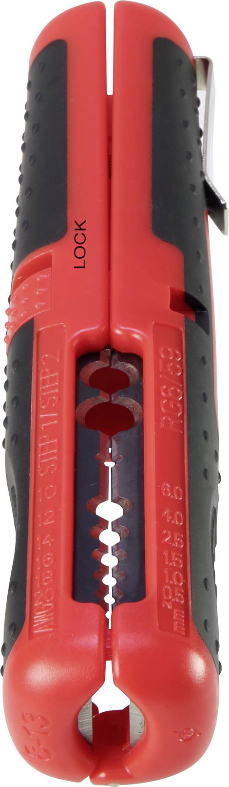 TOOLCRAFT TO-6586974 Kábel csupaszoló Alkalmas Kerek vezetékek, Nedves helyiség kábel 8 - 13 mm 0.5 6. kép