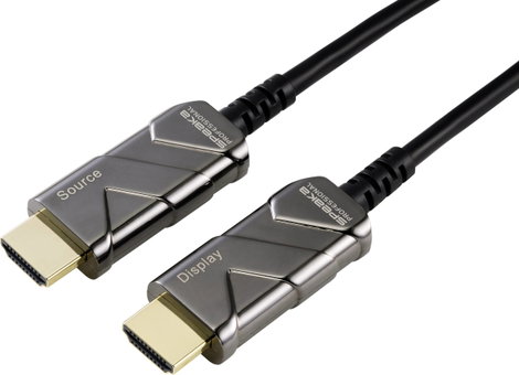 SpeaKa Professional HDMI Csatlakozókábel HDMI-A dugó, HDMI-A dugó 20.00 m Fekete SP-8821992 Ultra HD 2. kép