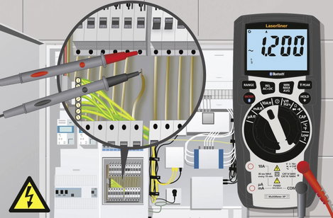 Laserliner Kézi multiméter digitális CAT III 1000 V, CAT IV 600 V Kijelző (digitek): 6000 7. kép
