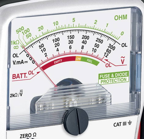 Laserliner Kézi multiméter analóg CAT III 300 V 3. kép