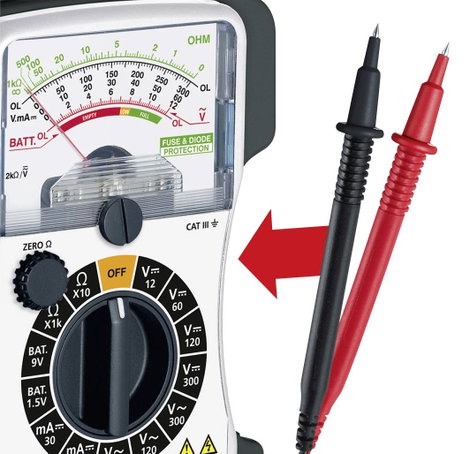 Laserliner Kézi multiméter analóg CAT III 300 V 5. kép
