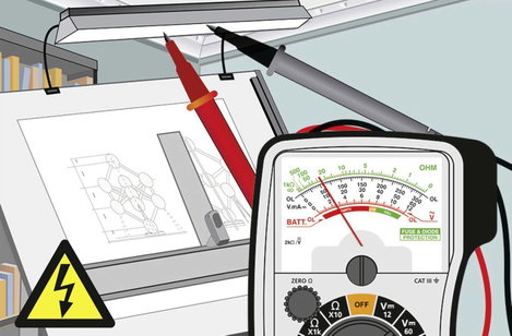 Laserliner Kézi multiméter analóg CAT III 300 V 8. kép