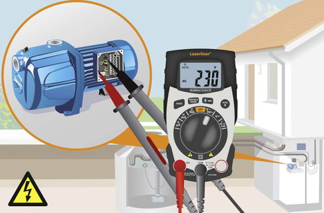 Laserliner Digital-Multimeter Pocket XP 600V, 0,4-400mA, 400Ohm-40MOhm Kézi multiméter digitális CAT 14. kép