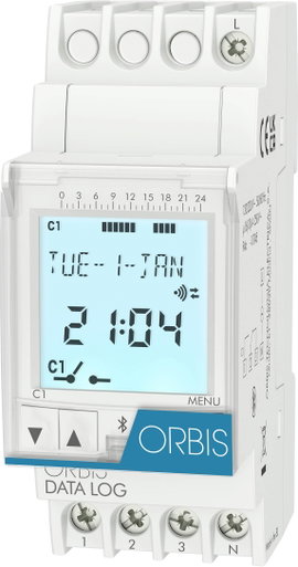 ORBIS Zeitschalttechnik DATA LOG 230 V Kalapsínes időkapcsoló óra Digitális 250 V/AC