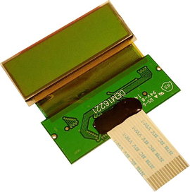 Display Elektronik LC kijelző 16 x 2 Pixel (Sz x Ma x Mé) 47 x 18.5 x 2 mm