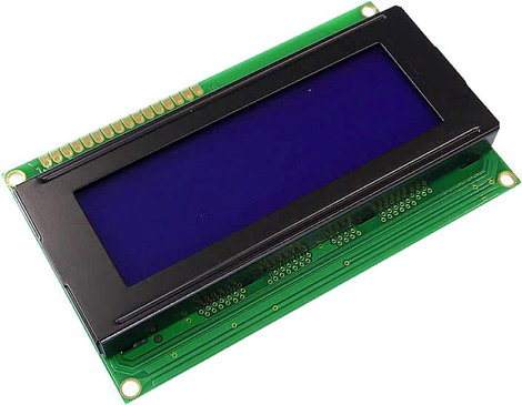 Display Elektronik LC kijelző Fehér 20 x 4 Pixel (Sz x Ma x Mé) 98 x 60 x 11.6 mm