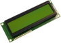 Display Elektronik LC kijelző Sárga-zöld 16 x 2 Pixel (Sz x Ma x Mé) 122 x 44 x 11.1 mm bélyegkép