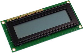 Display Elektronik LC kijelző 16 x 2 Pixel (Sz x Ma x Mé) 80 x 36 x 7.1 mm