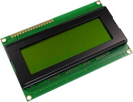 Display Elektronik LC kijelző 20 x 4 Pixel (Sz x Ma x Mé) 98 x 60 x 6.6 mm