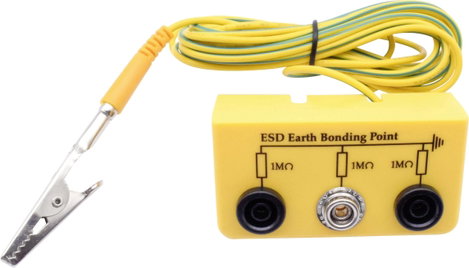 Quadrios ESD földelő doboz 3.00 m Alj, Nyomógomb, 10 mm