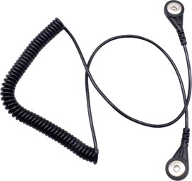 Quadrios ESD földelő kábel 1.80 m Nyomógomb, 4 mm