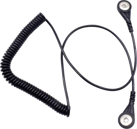 Quadrios ESD földelő kábel 1.80 m Nyomógomb, 4 mm