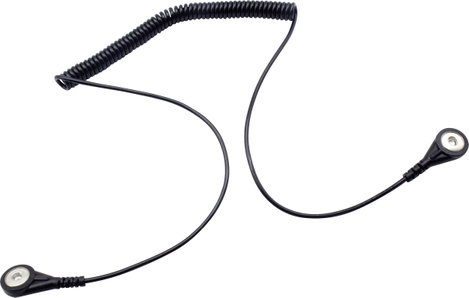 Quadrios ESD földelő kábel 1.80 m Nyomógomb, 4 mm 2. kép
