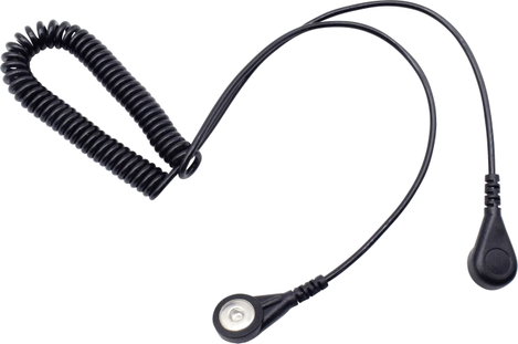 Quadrios ESD földelő kábel 1.80 m Nyomógomb, 4 mm 4. kép