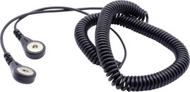 Quadrios ESD földelő kábel 3.60 m Nyomógomb, 4 mm