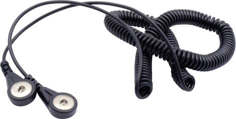 Quadrios ESD földelő kábel 3.60 m Nyomógomb, 4 mm 2. kép