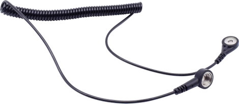 Quadrios ESD földelő kábel 1.80 m Nyomógomb, 10 mm, Nyomógomb, 4 mm